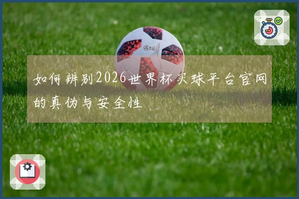 如何辨别2026世界杯买球平台官网的真伪与安全性